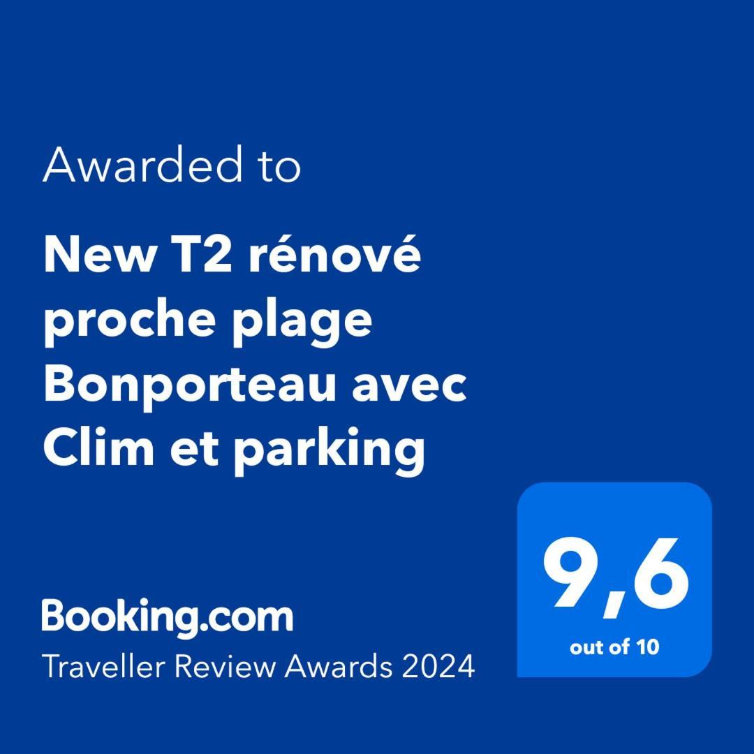 T2 Calme Proche Plage Bonporteau Avec Clim Et Parking Cavalaire-sur-Mer Exterior photo